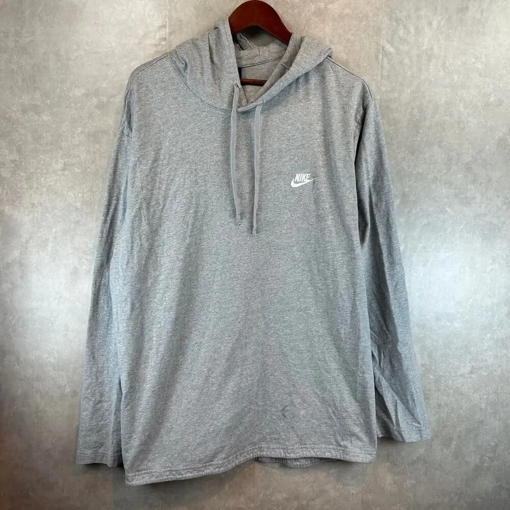 Nike Men's Grey Hoodie